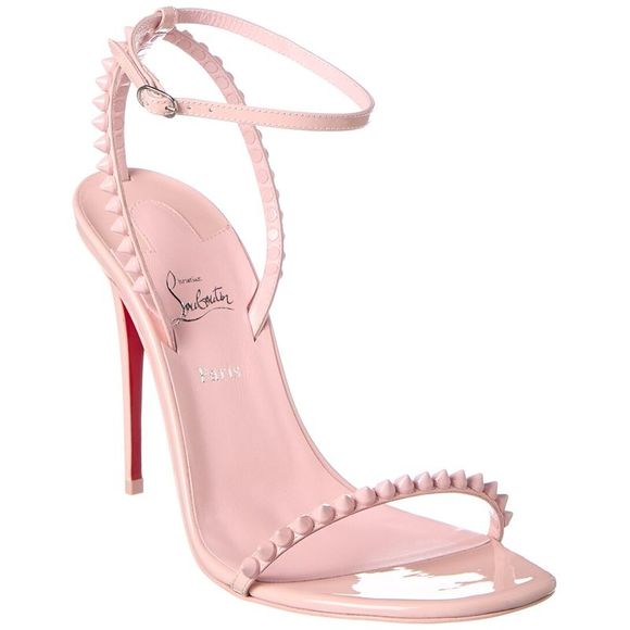 Christian Louboutin Shoes - Christian Louboutin So Me 100 Patent Sandal, Pink